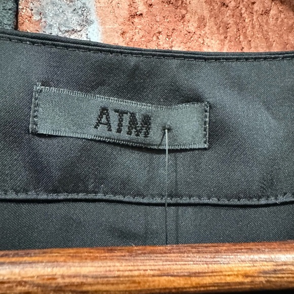 ATM V Neck Top in Black - Picture 10 of 11